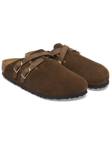 Sabots Femme Birkenstock Blair Suede Leather Narrow 1032983