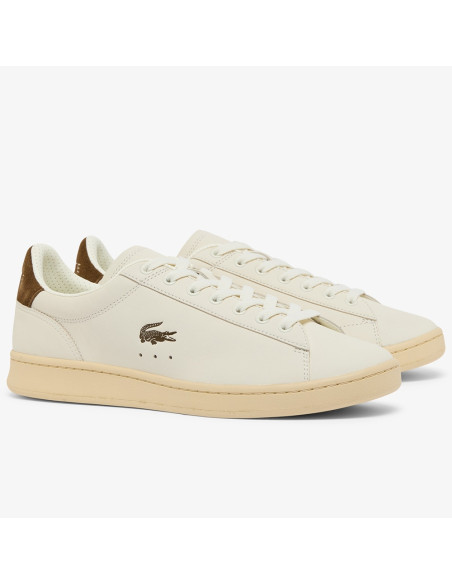 Sneakers Homme Lacoste Carnaby Set 226 4 Blanc Marron 52SMA0146