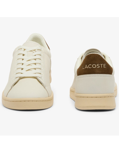 Sneakers Homme Lacoste Carnaby Set 226 4 Blanc Marron 52SMA0146