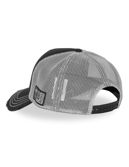 Casquette Mixte Von Dutch Crew Trucker Riders Noir Gris CREW/38