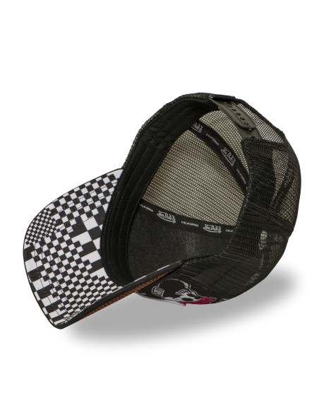 Casquette Trucker Mixte Von Dutch Sublimation Noir VD/1/CT/SUBL/19