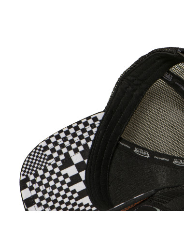 Casquette Trucker Mixte Von Dutch Sublimation Noir VD/1/CT/SUBL/19