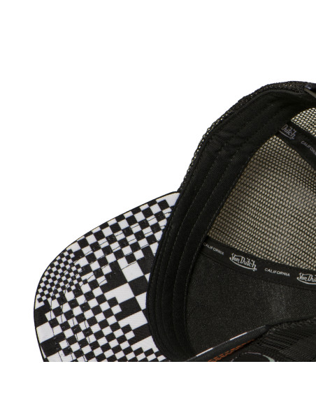 Casquette Trucker Mixte Von Dutch Sublimation Noir VD/1/CT/SUBL/19