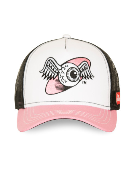 Casquette Trucker Mixte Von Dutch Œil Blanc Rose Noir VD/2/CB/OEIL