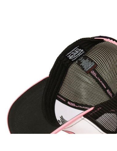 Casquette Trucker Mixte Von Dutch Œil Blanc Rose Noir VD/2/CB/OEIL