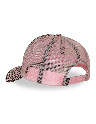 Casquette Trucker Mixte Von Dutch Verle Léopard Rose VD/2/CB/VERLE