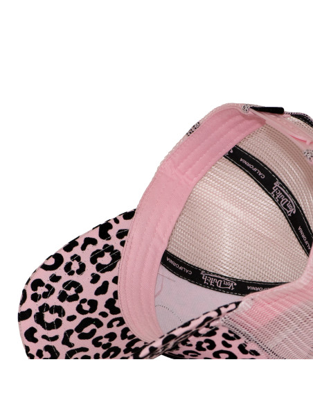 Casquette Trucker Mixte Von Dutch Verle Léopard Rose VD/2/CB/VERLE