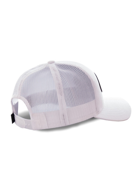 Casquette Trucker Mixte Von Dutch Logo Blanc VD/0/CAS1/COL/WHI
