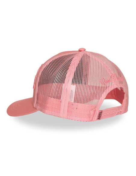 Casquette Homme Von Dutch Baseball Logo Brodé Rose VD/1/CB/EMB/05