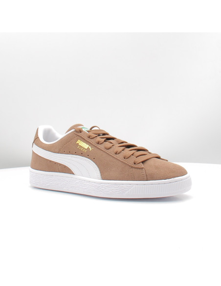Sneakers Mixte Puma Suede Classic Haute Coffee-PUMA White