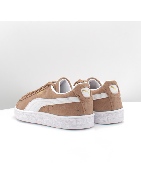 Sneakers Mixte Puma Suede Classic Haute Coffee-PUMA White