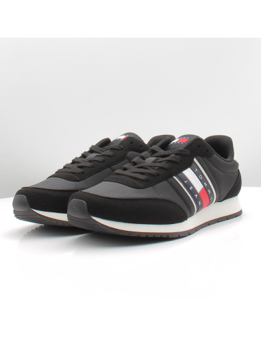 Baskets Homme Tommy Hilfiger TJM Core Classic Runner Noir EM01709-BDS