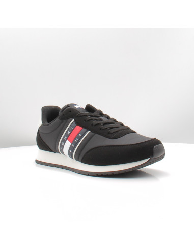 Baskets Homme Tommy Hilfiger TJM Core Classic Runner Noir EM01709-BDS