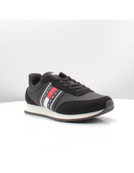 Baskets Homme Tommy Hilfiger TJM Core Classic Runner Noir EM01709-BDS