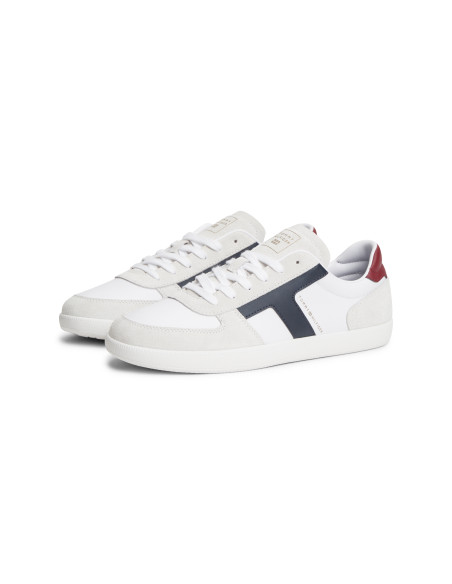 Baskets de ville Homme Tommy Hilfiger TH Tribeca Blanc FM06068-YBS