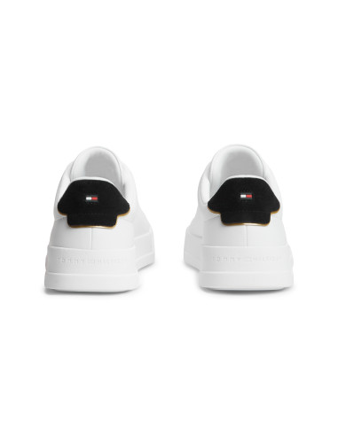 Baskets de ville Homme Tommy Hilfiger TH Court Blanc Noir FM05367-0K7