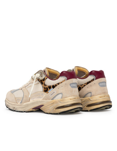 Baskets de ville Femme Crime London Fugitive 9094 Beige Léopard
