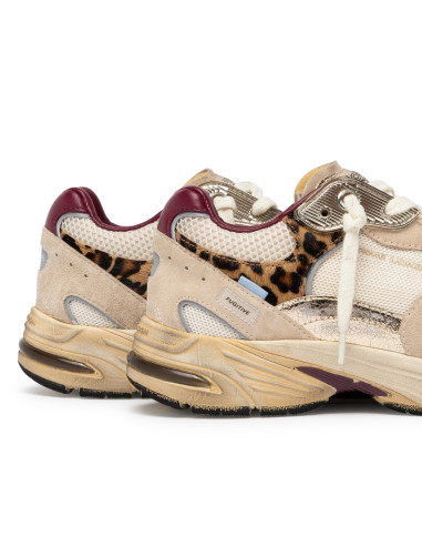 Baskets de ville Femme Crime London Fugitive 9094 Beige Léopard