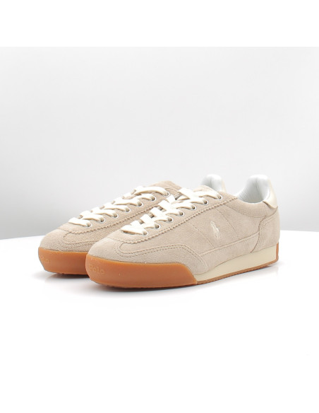 Baskets Femme Ralph Lauren Hester PP Beige 804P18219001