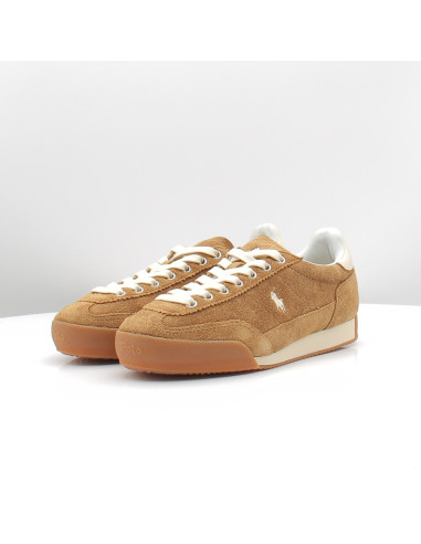 Baskets Femme Ralph Lauren Hester PP Sable du désert 804P18219002