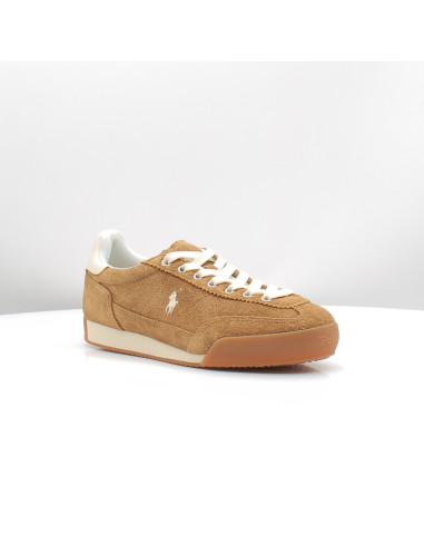 Baskets Femme Ralph Lauren Hester PP Sable du désert 804P18219002