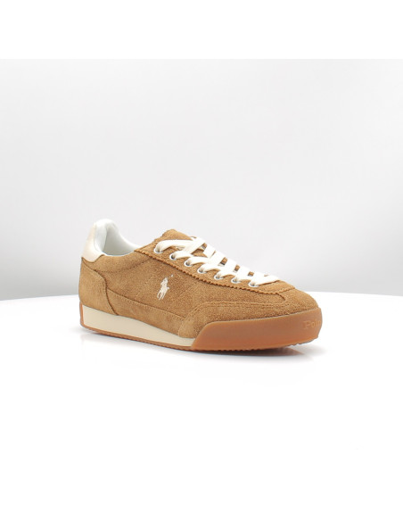 Baskets Femme Ralph Lauren Hester PP Sable du désert 804P18219002
