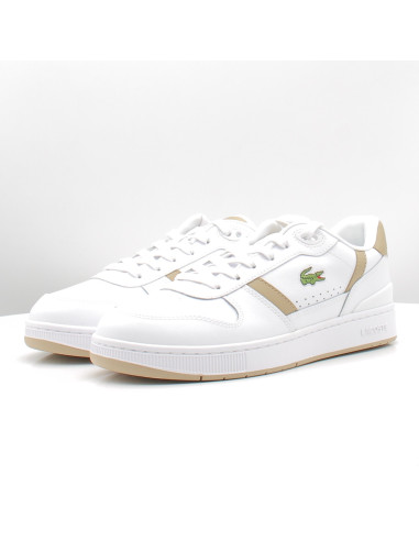 Sneakers Homme Lacoste T-Clip Set 226 Blanc Beige 52SMA0041-2J8