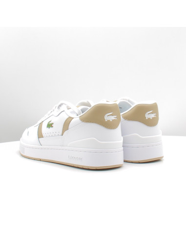 Sneakers Homme Lacoste T-Clip Set 226 Blanc Beige 52SMA0041-2J8