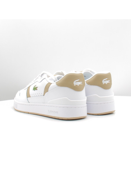 Sneakers Homme Lacoste T-Clip Set 226 Blanc Beige 52SMA0041-2J8