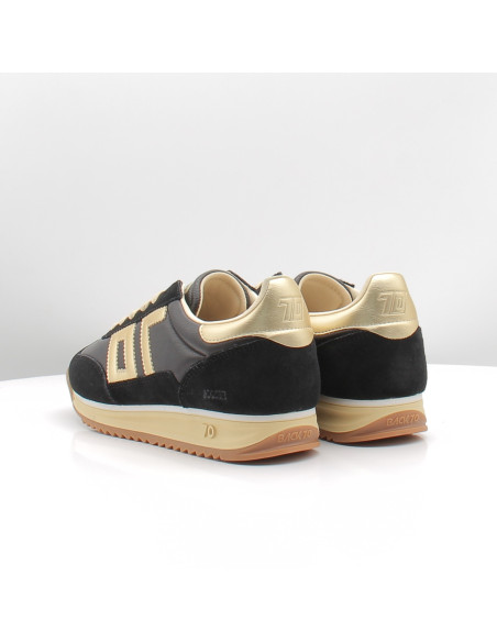 Baskets Femme Back 70 Jogger Nappa Noir/Gold – 108009-000209