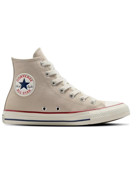 Sneakers Converse Chuck High Beige en toile beige pour femme