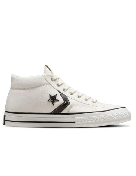 Converse Star Player Mid Blanc et Noir - Sneakers Iconiques & Élégantes
