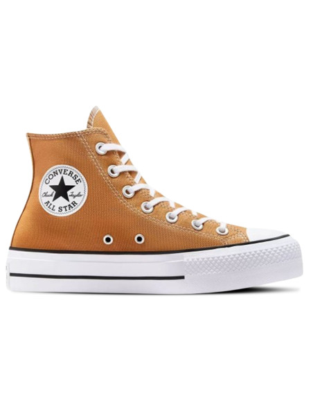 Converse Chuck Taylor All Star Hi Lift Marron - Sneakers Plateformes Iconiques