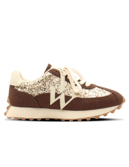 Baskets Femme Vanessa Wu Flow Initials Chocolate – BK2947CH