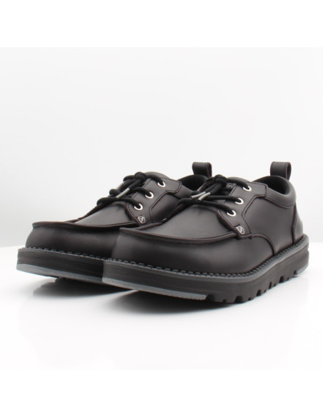 Derbies Homme Dude Flint Moc Leather Noir – 45650-0TA