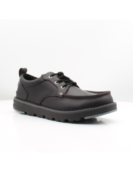 Derbies Homme Dude Flint Moc Leather Noir – 45650-0TA