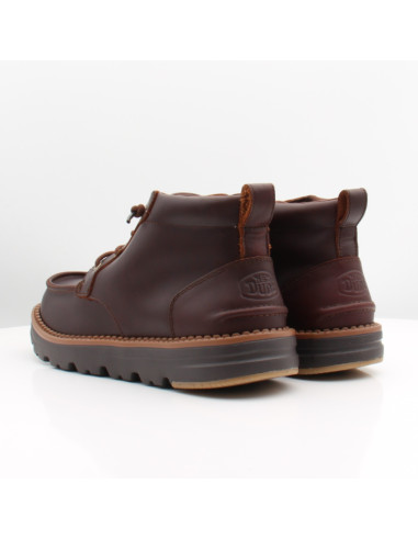 Derbies montantes Homme Dude Flint Boot Leather Marron – 45878-2ON