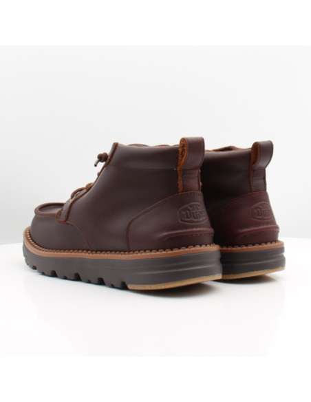 Derbies montantes Homme Dude Flint Boot Leather Marron – 45878-2ON
