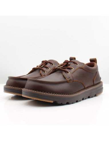 Derbies Homme Dude Flint Moc Leather Marron – 45650-2OC