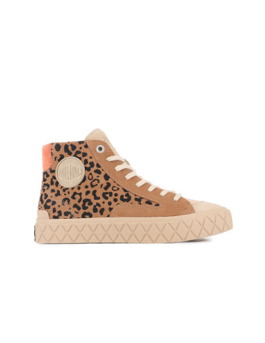 Palladium Palla Ace Chukka SDE Femme – Sneakers Montantes Suédées Rose & Broderie Boho