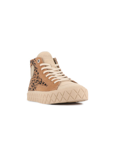 Palladium Palla Ace Chukka SDE Femme – Sneakers Montantes Suédées Rose & Broderie Boho