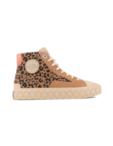 Palladium Palla Ace Chukka SDE Femme – Sneakers Montantes Suédées Rose & Broderie Boho