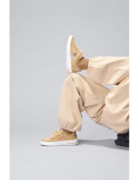 Baskets de Ville Femme SMR23 Noubar Gold Pailleté NOUBAR E152H