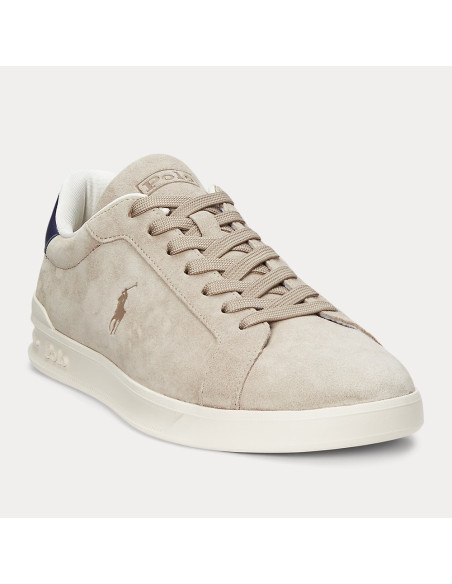 Baskets Homme Polo Ralph Lauren Heritage Court Beige – 809955691003