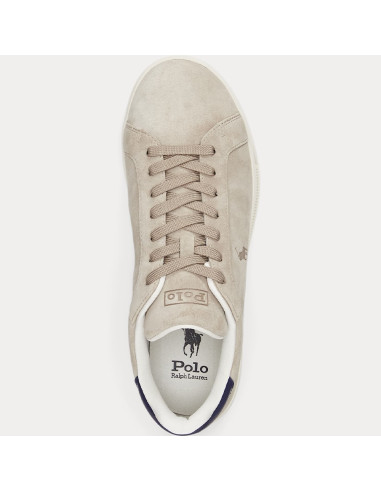 Baskets Homme Polo Ralph Lauren Heritage Court Beige – 809955691003