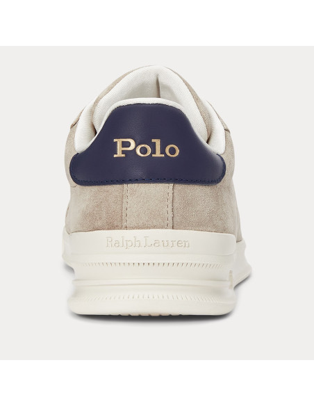 Baskets Homme Polo Ralph Lauren Heritage Court Beige – 809955691003