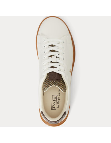 Ralph Lauren Heritage Court Homme White Cacao