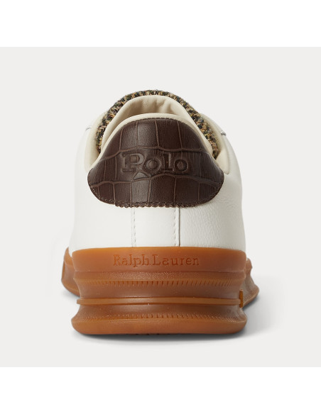 Ralph Lauren Heritage Court Homme White Cacao