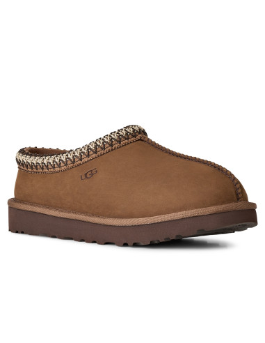 Chaussons Femme UGG Tasman Nubuck Dark Chestnut – 1184353-DKC