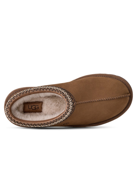 Chaussons Femme UGG Tasman Nubuck Dark Chestnut – 1184353-DKC